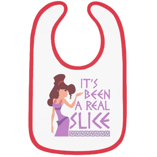 It's Been A Real Slice Bibs Bibs, Disney Megara Hercules Bibs