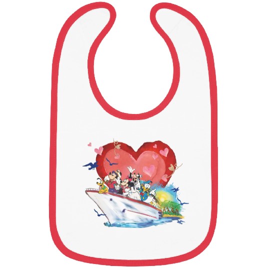 Disney Cruise Couples Bibs, Honeymoon Cruise Bibs