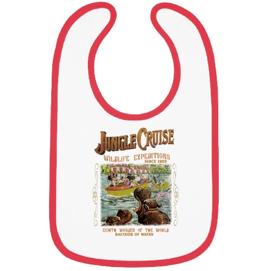 Disney Bibs, Vintage Disney Jungle Cruise Ride Bibs