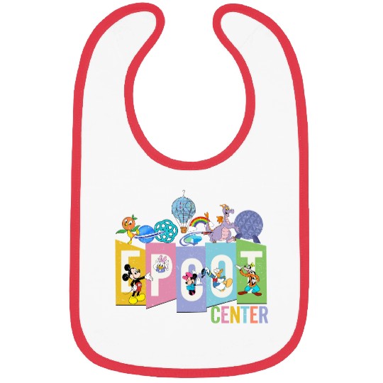 Vintage Disney Epcot Bibs, Retro Disney Epcot Bibs, Epcot 1982 Bibs