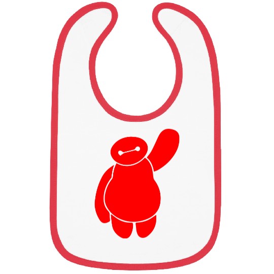 Disney Movie Big Hero 6 Baymax Waving Bibs