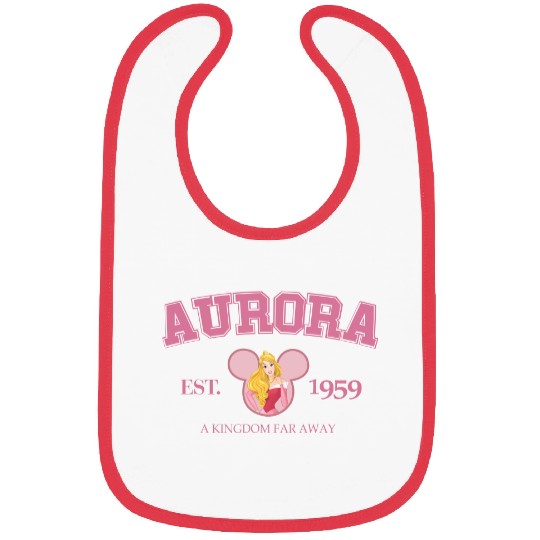 Disney Princess Bibs, Aurora Princess Bibs, Sleeping Beauty Bibs