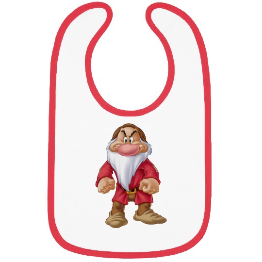 Disney Grumpy Dwarf Bibs, Snow White and Seven Dwarfs Bibs