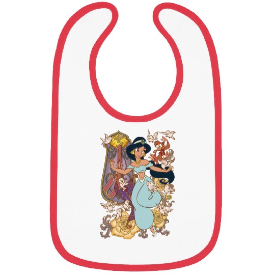 Princess Jasmine Aladdin  Color Bibs, Disney Bibs