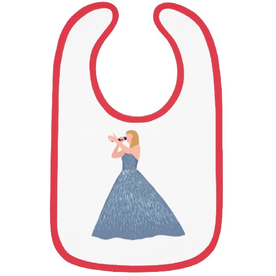 Eras-tour enchanted blue dress Bibs