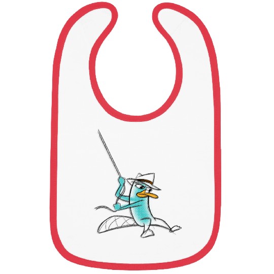 Disneys Phineas And Ferb Agent P Swinging Into Action Sketch Bibs