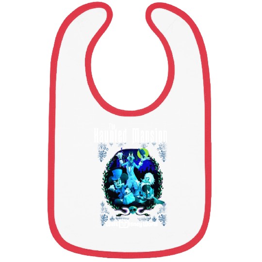 Disney The Haunted Mansion Bibs, Retro Mickey And Friends