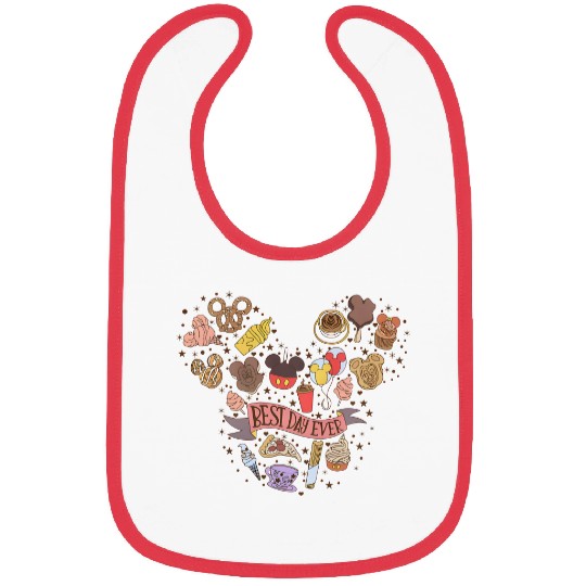 Disney Best Day Ever Snacks Bibs, Disney Trip Bibs