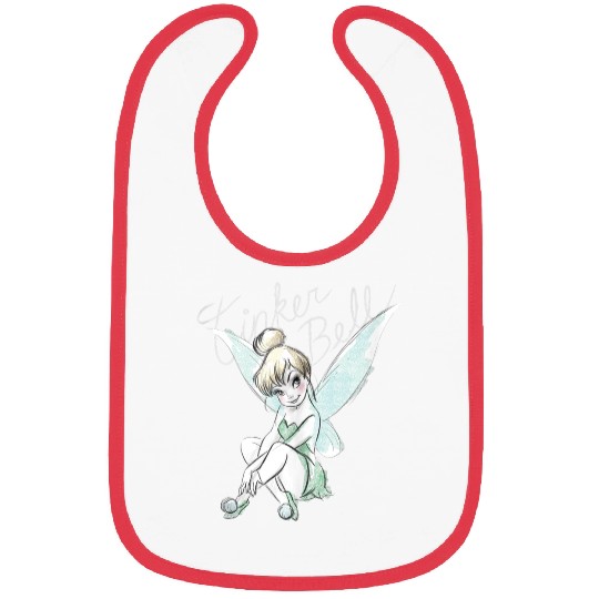 disneyss Tinker Bell Sitting  Gifts Bibs