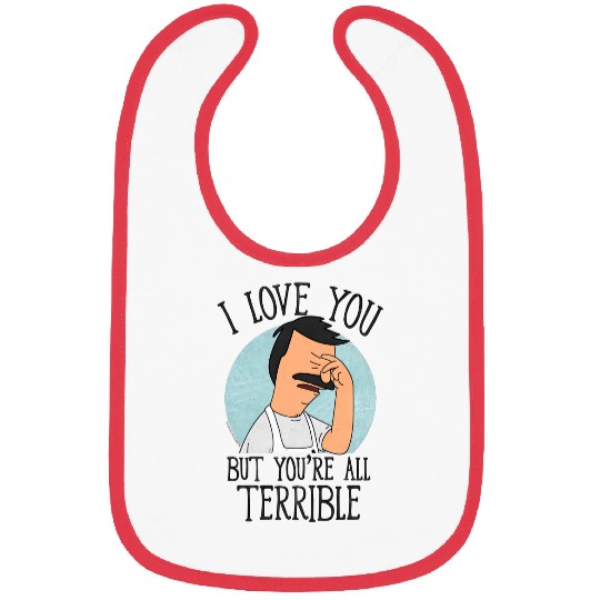 Bobs Burgers - Love You Terribly Bibs
