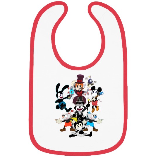 Disney Oswald the Lucky Rabbit Bibs, Oswald mickey Bibs