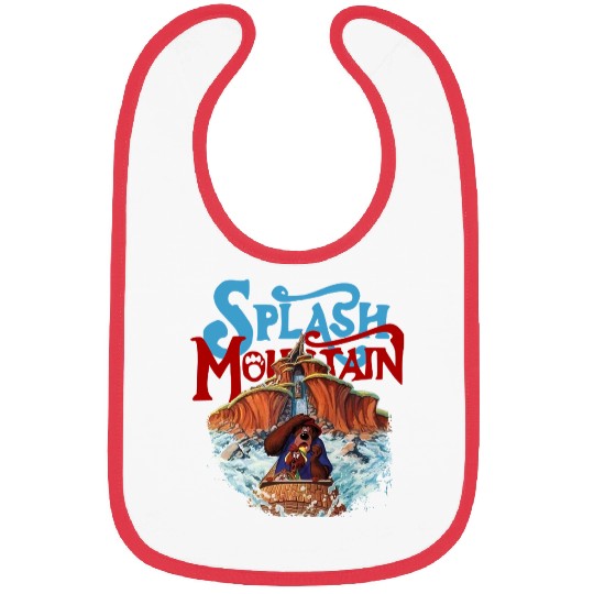 Disney Splash Mountain Vintage Bibs, Splash Mountain Bibs