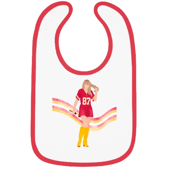 taylorr Swift x Travis Kelce Jersey (V5) Bibs
