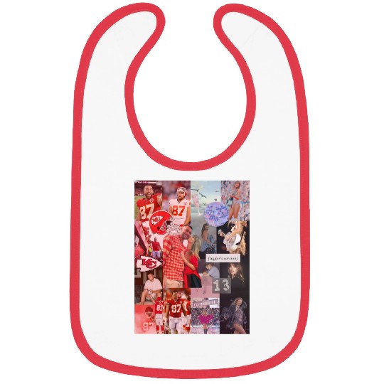 taylorr Swift and Travis Kelce Bibs