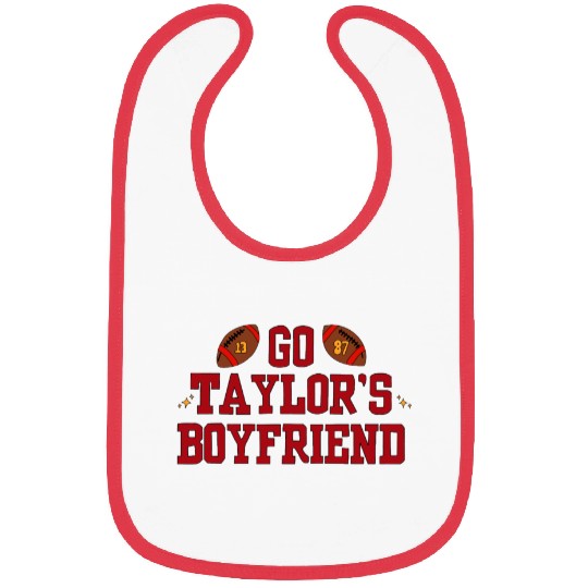 Travis Kelce and taylorr Swift Bibs