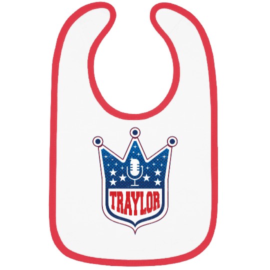 Traylor - taylorr Swift + Travis Kelce Bibs