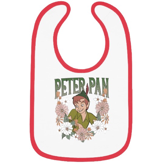 Disney Peter Pan Characters Bibs, Vintage Disney Peter Pan Bibs