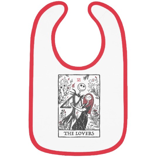 disneys The Nightmare Before Christmas Jack And Sally Tarot Bibs