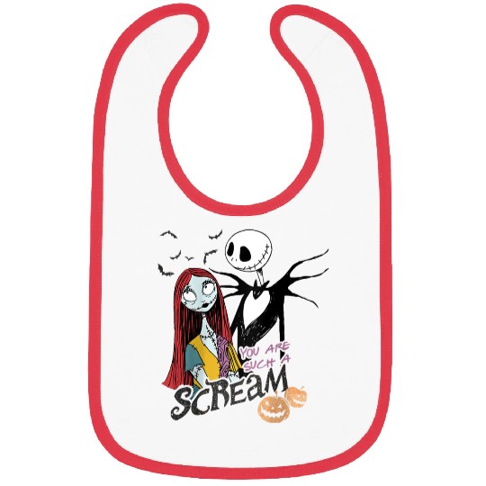 disneys The Nightmare Before Christmas Jack Sally Scream Raglan Bibs
