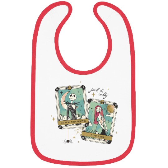 disneys The Nightmare Before Christmas Jack And Sally Tarot Bibs