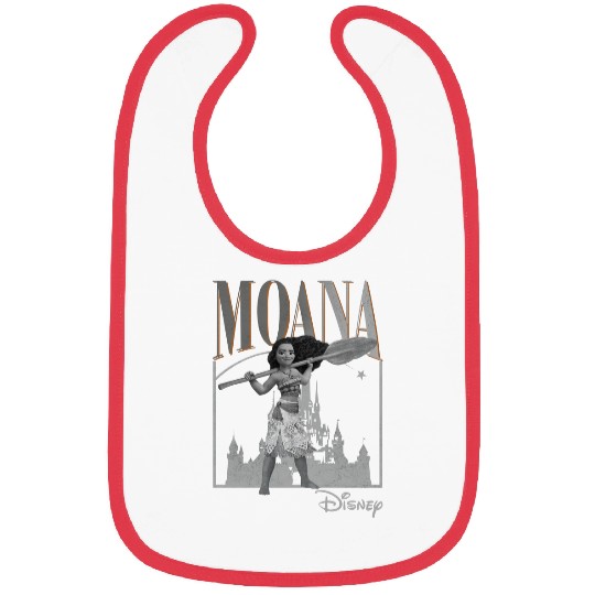 Vintage Moana 90s Bibs, Disney princess