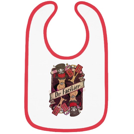 disneys The Princess And The Frog Dr Facilier Playing Card Bibs