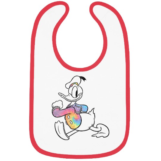 disneys mickeys And Friends Classic Donald Duck Tie Dye Bibs