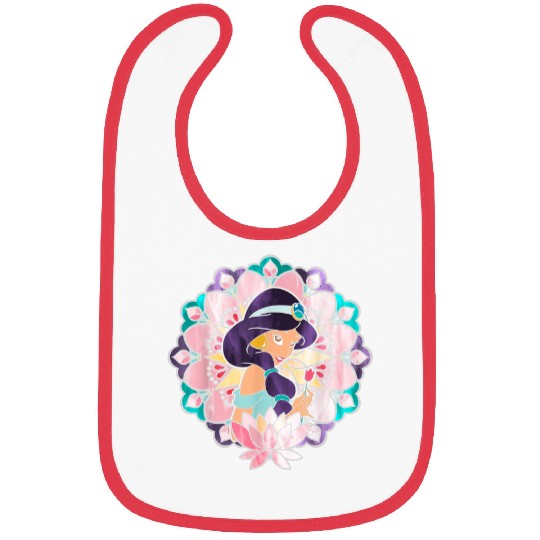 Disney Aladdin Jasmine Stained Glass Lotus Graph Bibs