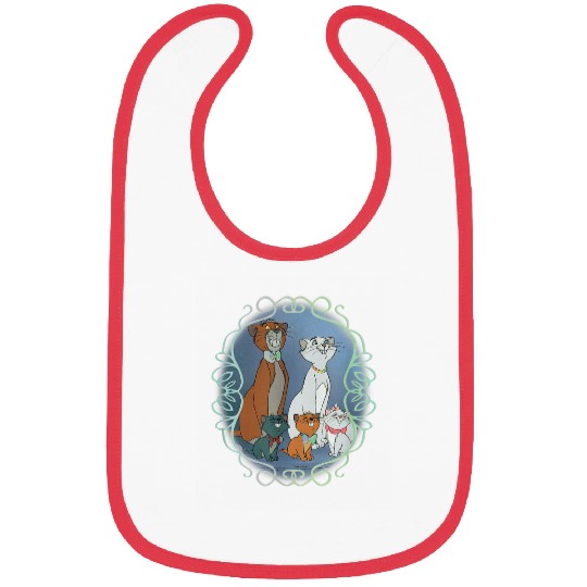 Disney Aristocats Scroll Bibs