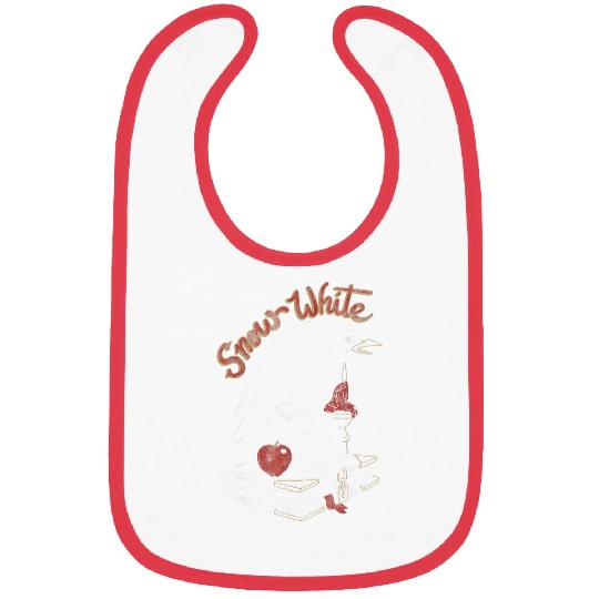 Disneys Snow White Queens Crow On Skull Graphic Bibs