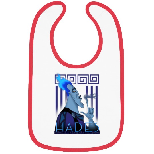 Disney Hercules Hades Geometric Portrait Graphic Bibs