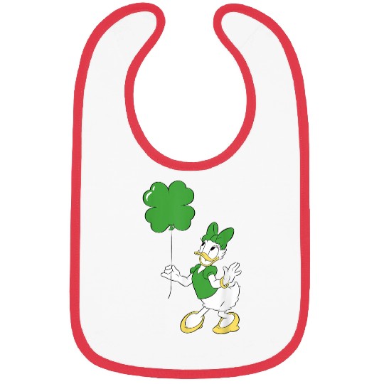 Disneyss Daisy Duck Shamrock Balloon St Patrick's Day Bibs