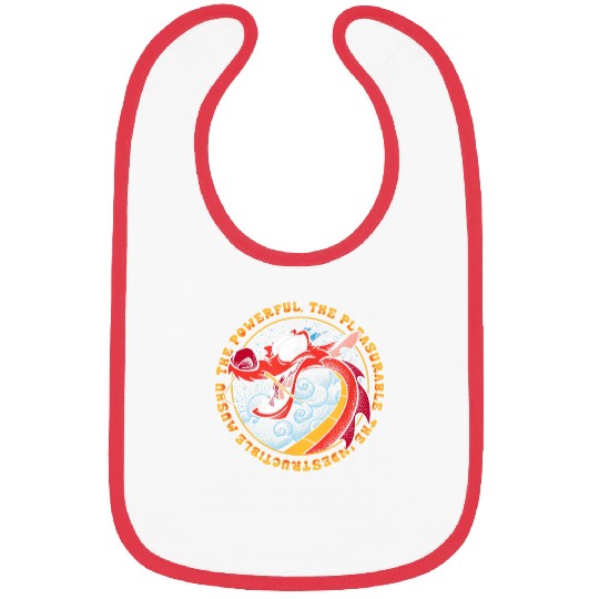 Disney Mulan Mushu Powerful Pleasurable Indestru Bibs