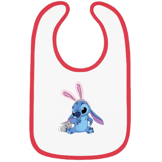 Disney Stitch with Easter Bunny Bibs