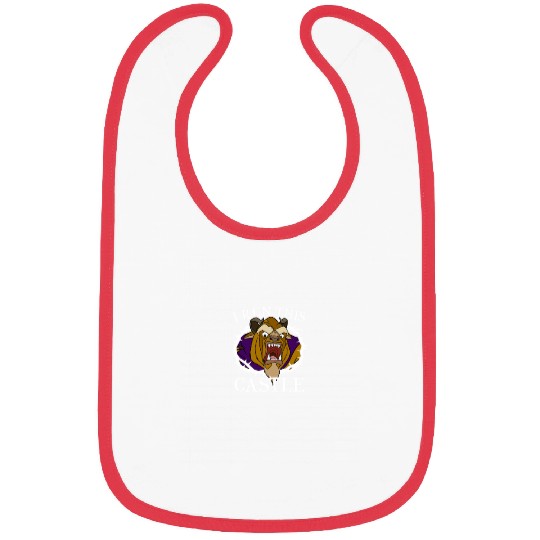 Disney Beauty And The Beast I Run This Castle Thorn Portrait Bibs