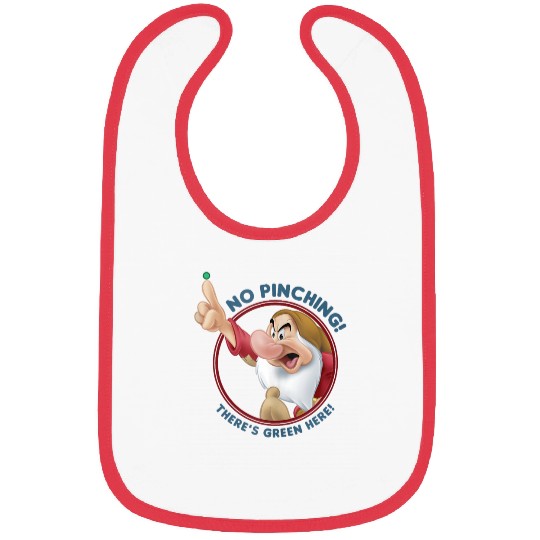 Disney Snow White St Patricks Day Grumpy No Pinching Bibs