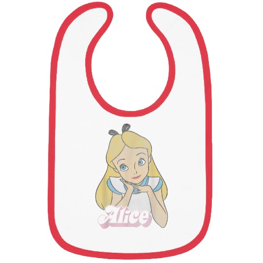 Disneyssss Alice In Wonderland Alice Simple Portrait Bibs
