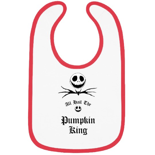 Disneyss Jack Skellington Halloween Pumpkin King Bibs