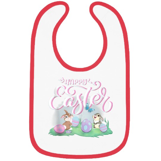Disneyssss Bambi Happy Easter Thumper Miss Bunny Vintagess Logo Bibs