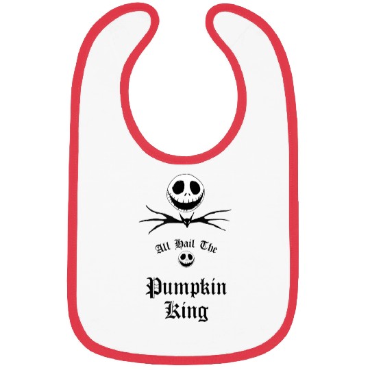 Disneyss Jack Skellington Halloween Pumpkin King Bibs
