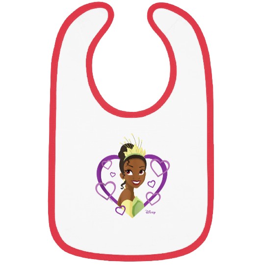 Disney Princess Tiana Heart Bibs