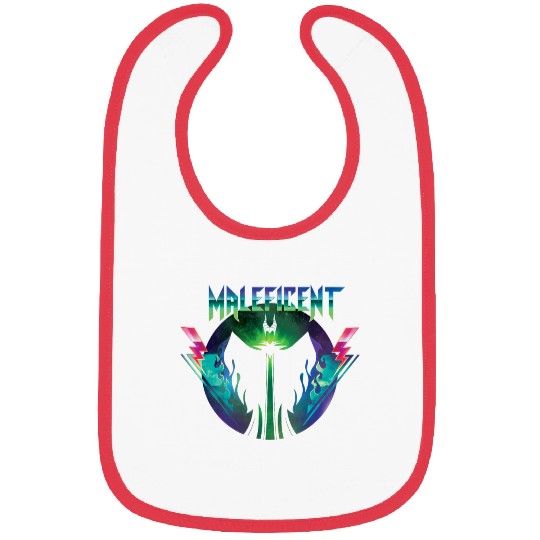 Disney Villains Maleficent 90s Rock Band Neon Bibs