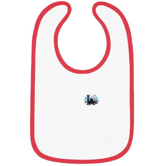 Disneyss Villains Alphabet Monogram Letter U For Ursula Bibs