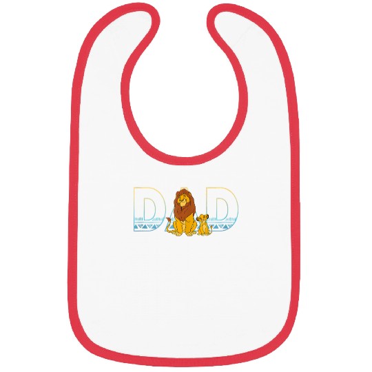 Disney The Lion King Simba and Mufasa Dad Bibs
