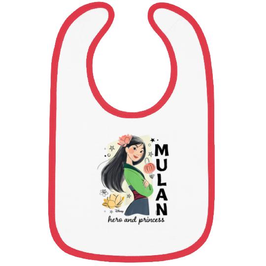 Disney Princess Mulan Hero And Princess Bibs