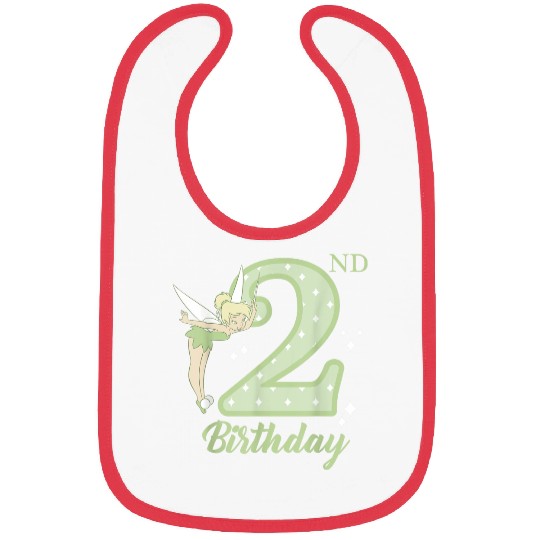 Disneyss Peter Pan 2nd Birthday Tinkerbell Portrait Bibs