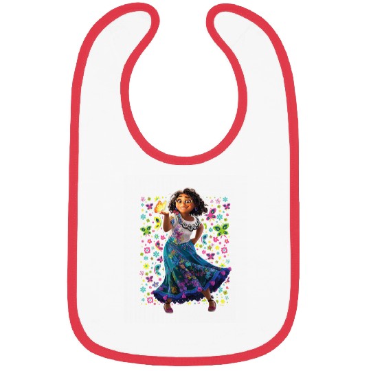 Disney Encanto Maribel Magic Glowing Butterflies Bibs