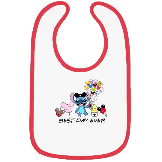Disney Stitch Best Day Ever, Disney Snacks Bibs