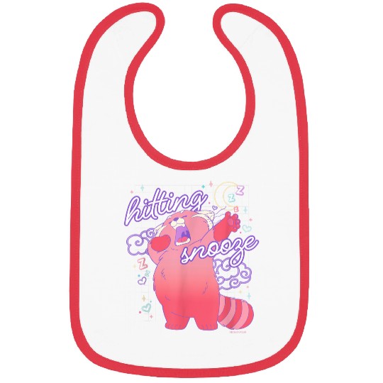 Disneyss And Pixars Turning Red Hitting Snooze Bibs