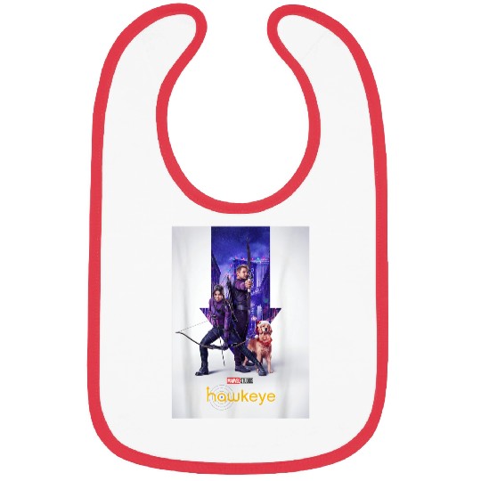 Marvels Hawkeye Disneyss Plus Trio Holiday Poster Bibs